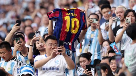 China Goes Crazy For Lionel Messi As Beijing Workers Stadium Is Packed
