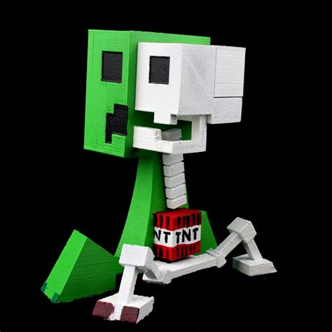 3d Printable Creeper Anatomy From Minecraft By Kirby Downey