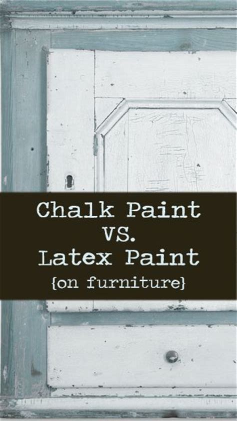 The first type of paint i used on furniture was latex. Chalk Paint vs Latex Paint on Furniture | Furniture ...