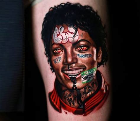 Michael Jackson Tattoo By Mashkow Tattoo Photo