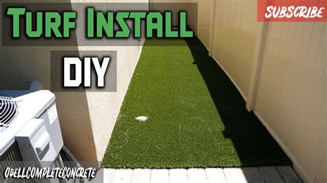A healthy green lawn can be difficult to achieve and maintain, especially in areas with water restrictions or poor soil. How to Install Artificial Turf Easy DIY for Beginners Part 3 (Paver Patio Install series) - YouTube