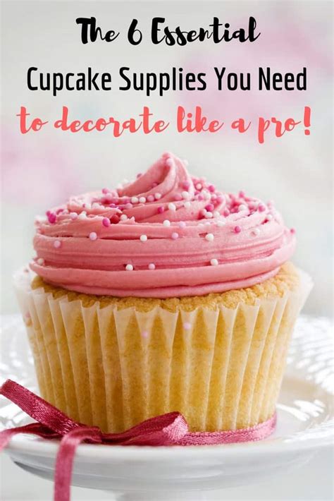 Have you ever asked yourself. The 6 Cupcake Decorating Supplies You Need (to start ...