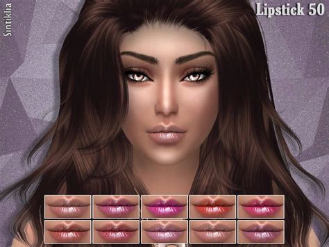 Sintikliasims Sintiklia Lipstick 50 Lipstick Sims 4 Sims 4 Update
