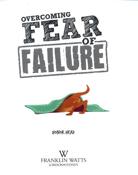 Overcoming Fear Of Failure By Head Honor 9781445152899 Brownsbfs