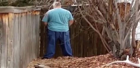 Neighbor Caught Peeing In Yard Insists That Urine Keeps Cats Off His