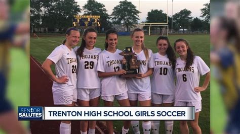 Wxyz Senior Salutes Trenton High School Girls Soccer Youtube