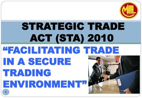 Strategic trade act 2010 frequently asked questions a. PPT - STRATEGIC TRADE ACT (STA) 2010 PowerPoint ...
