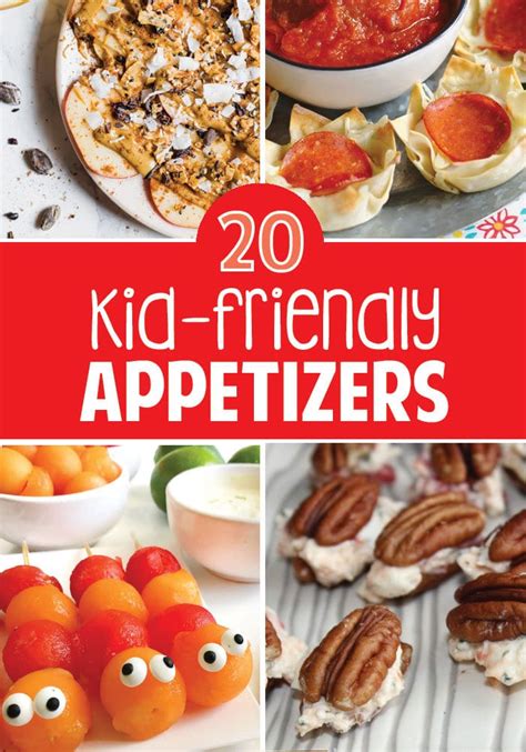 These christmas appetizers are easy to make, delicious, and perfect for feeding a crowd! 21 Easy and Delicious Appetizers for Kids - Five Spot ...
