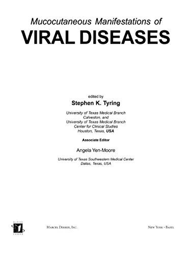 Mucocutaneous Manifestations Of Viral Diseases By Tyring Stephen Very