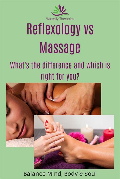 the difference between reflexology and massage reflexology massage