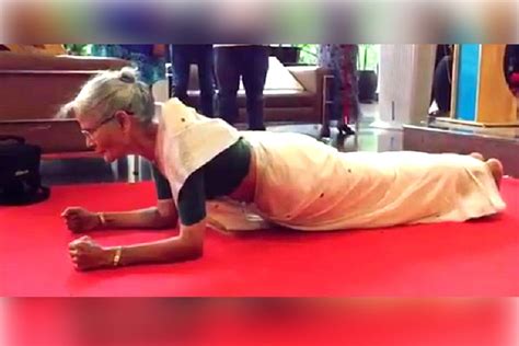Watch At 78 Milind Somans Mom Can Plank For 80 Seconds And Thats Some Serious Fit Spiration