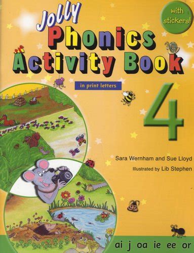 Jolly Phonics Activity Book 4 In Print Letters American English