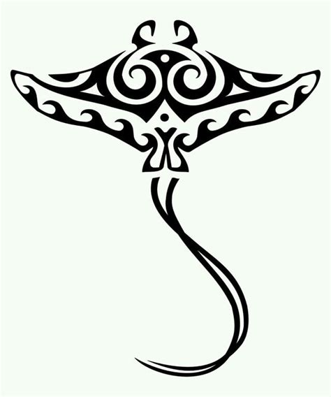 Polynesian Stingray Stingray Tattoo Maori Tattoo Manta Ray Tattoos