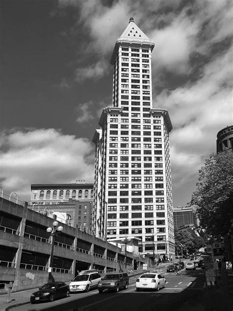 Smith Tower Seattle Bw Photograph By Jerry Abbott Fine Art America