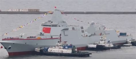 Chinas First Homegrown Aircraft Carrier And A New Destroyer Set Sail
