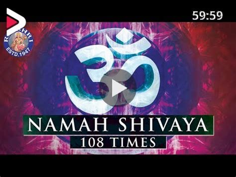 Om Namah Shivaya Chanting Times Peaceful Chant With Lyrics
