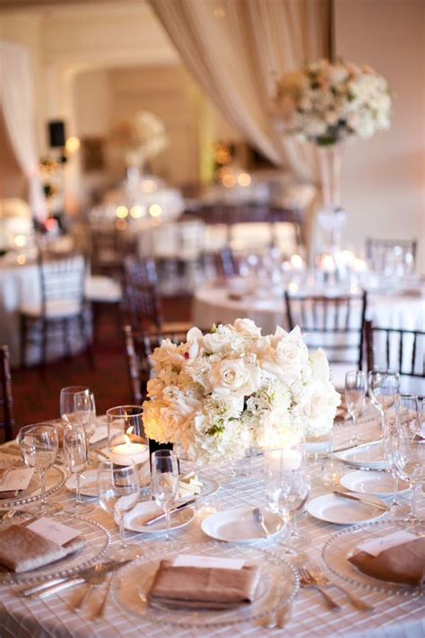 Nice Size And Scale Of Centerpiece Low Wedding