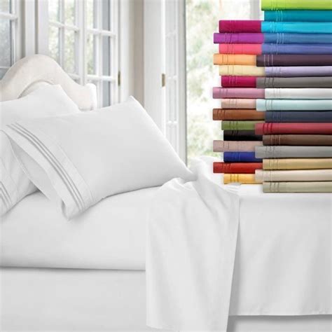 Do you think comfort bed sets appears to be like great? Egyptian Comfort 1800 Count 4 Piece Bed Sheet Set Deep ...