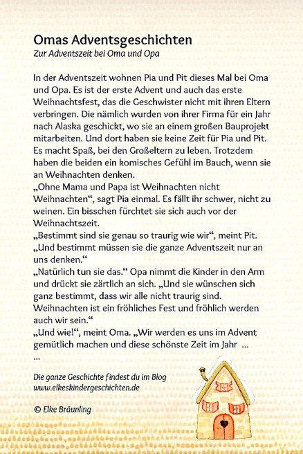 Weihnachtsgeschichten mit tieferem sinn zum nachdenken. Omas Adventsgeschichten | Adventsgeschichten für kinder ...