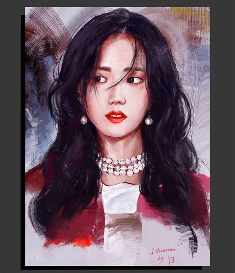 The 2015 72 hour shootout. Kim Jisoo fanart by YJ : BlackPink