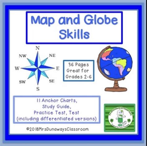 Map And Globe Skills Skills Anchor Charts Map