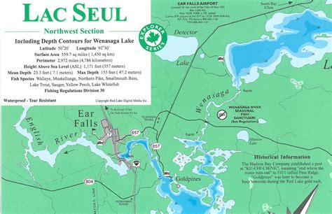 Themapstore Lac Seul Northwest Section