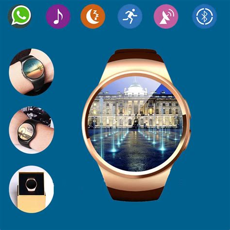 Original Kw18 Bluetooth Smart Watch Full Ips Screen Support Sim Tf Card Smartwatch Heart Rate