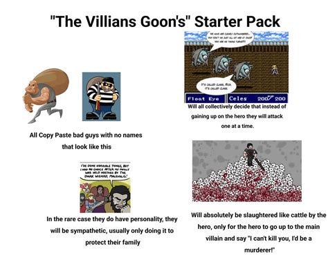 Villians Goons Starter Pack Rstarterpacks