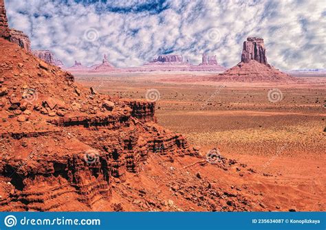 Rocks In Monument Valley Wild West Usa Stock Image Image Of Country