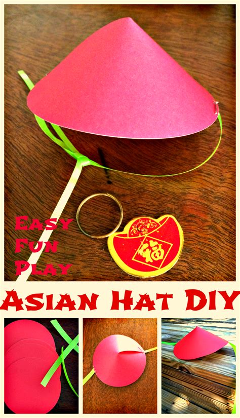 Celebrate Chinese New Year With Diy Paper Hats Part 2b Crafts Asian