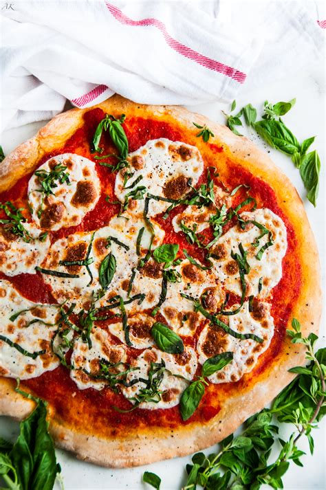 Let it heat for at least an hour. Margherita Pizza with Homemade Crust - Aberdeen's Kitchen