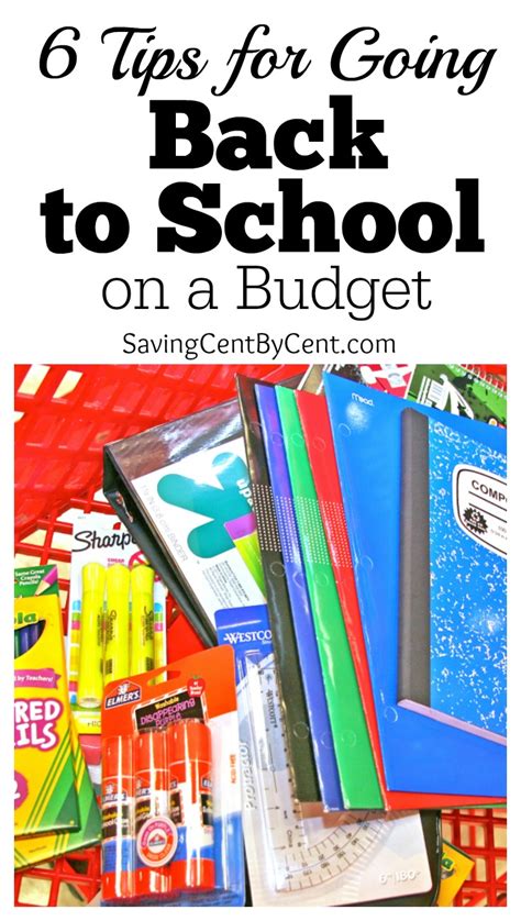 6 Tips For Going Back To School On A Budget Saving Cent By Cent