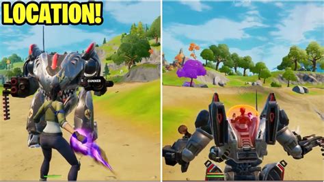 Where To Find Salvaged Brute Mechs In Fortnite All Locations Youtube