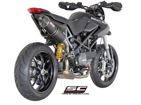 It's 12kg lighter and its seat is 20mm lower than the hypermotard 1100, which makes it easier to ride and in the real world, and every bit as fast from a to b. Ducati Hypermotard 796 2-1 Oval Exhaust by SC-Project