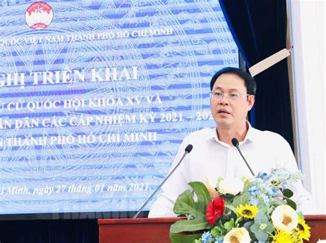 Ủy ban khoa học, công nghệ & môi trường. Ủy ban MTTQ Việt Nam TPHCM triển khai công tác bầu cử Quốc ...