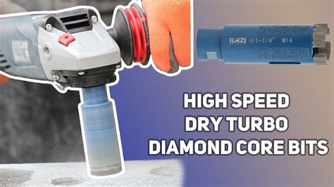 Raizi Phoenix High Speed Dry Turbo Diamond Core Bits Youtube