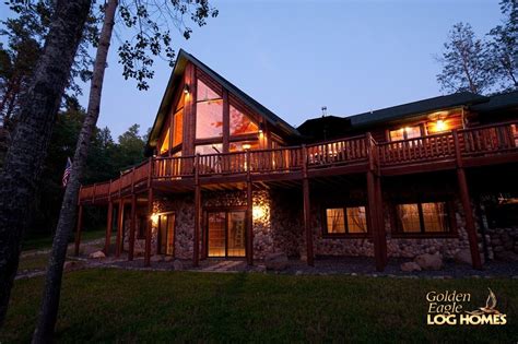 Cabin in the woods wisconsin dells. Wisconsin Dells 2093AL - Exterior View 2 | Log homes ...