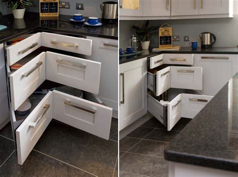 18 kitchen cabinet drawer base. 11 Clever Corner Kitchen Cabinet Ideas