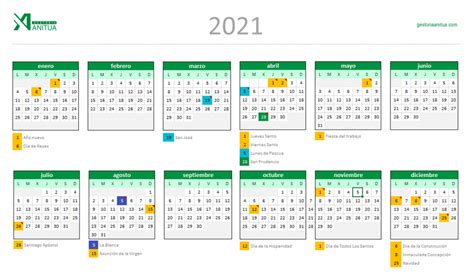 Consulta el calendario laboral 2021 en españa. Calendario Laboral 2021 Vitoria-Gasteiz - Gestoría Anitua