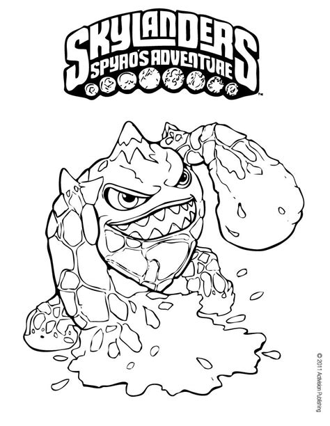 The hellokids members who have chosen this slambam coloring page love also skylanders giants coloring pages. Skylanders SPYRO'S ADVENTURE coloring pages - ERUPTOR ...