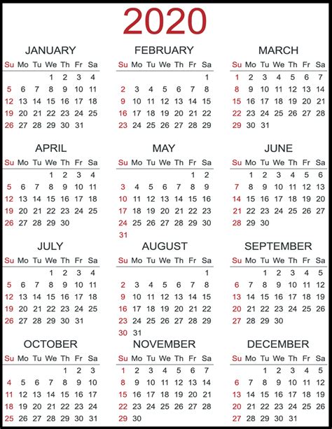 Collect Print Free Calendars 2020 Without Downloading Calendar