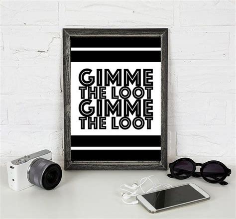 Whether you're headed to a 90s themed party or simply pining for nostalgic days, the tunes make a perfect soundtrack. Gimme The Loot Printable, Hip Hop Lyrics, Rap Quote Wall ...