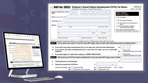 Federal 940 Tax Form For 2022 Irs Form 940 Printable And Fillable Pdf