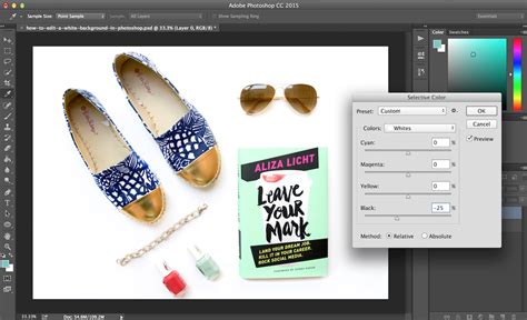 How To Edit A White Background In Photoshop A Touch Of Teal