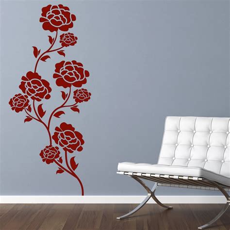Flower Rose Wall Sticker Wall Chimp Uk