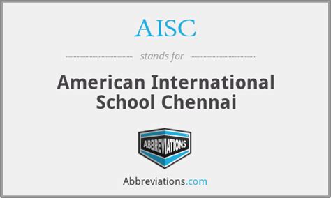 Aisc American International School Chennai
