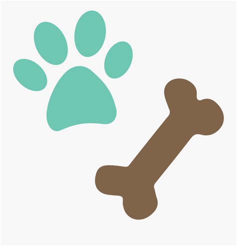 Paw And Dog Bone Svg Cut File Dog Bone And Paw Svg Free Transparent
