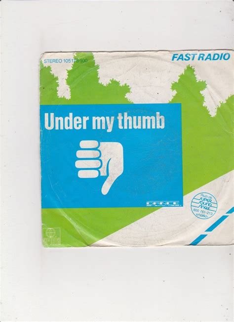 Single Fast Radio Under My Thumb