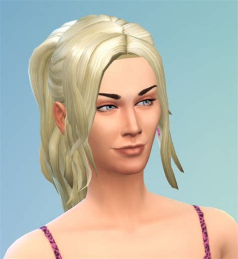 Birksches Sims Blog Ponytail With Sidebangs Hair Sims 4 Hairs