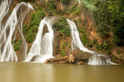 Browse goias (brazil) google maps gazetteer. The Waterfall Known As Cachoeira Paraiso Do Cerrado Stock ...